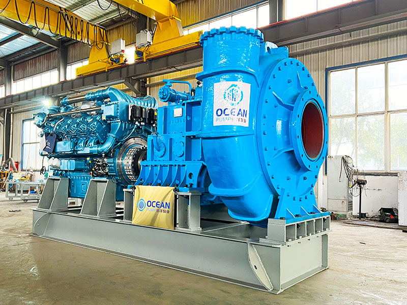 Usine de pompes de dragage