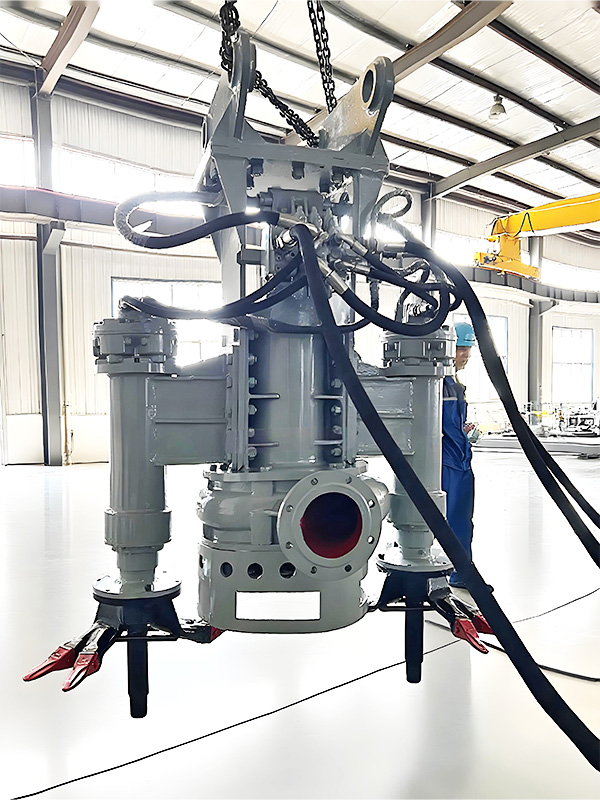 Pompe hydraulique submersible pour boues à haute efficacité
