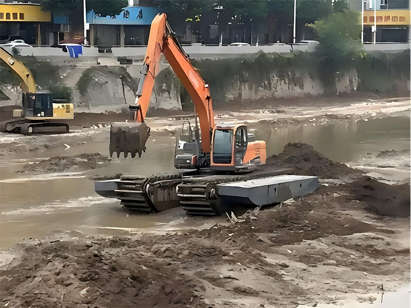 Excavatrice de dragage