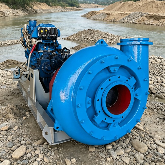 pompe à gravier pour dragage